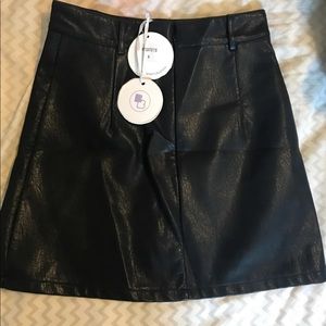 Leather skirt- NWT